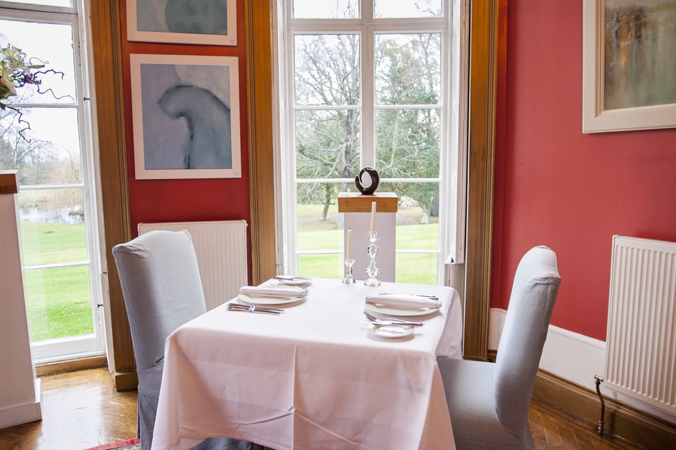 Dining room at lunchtime
