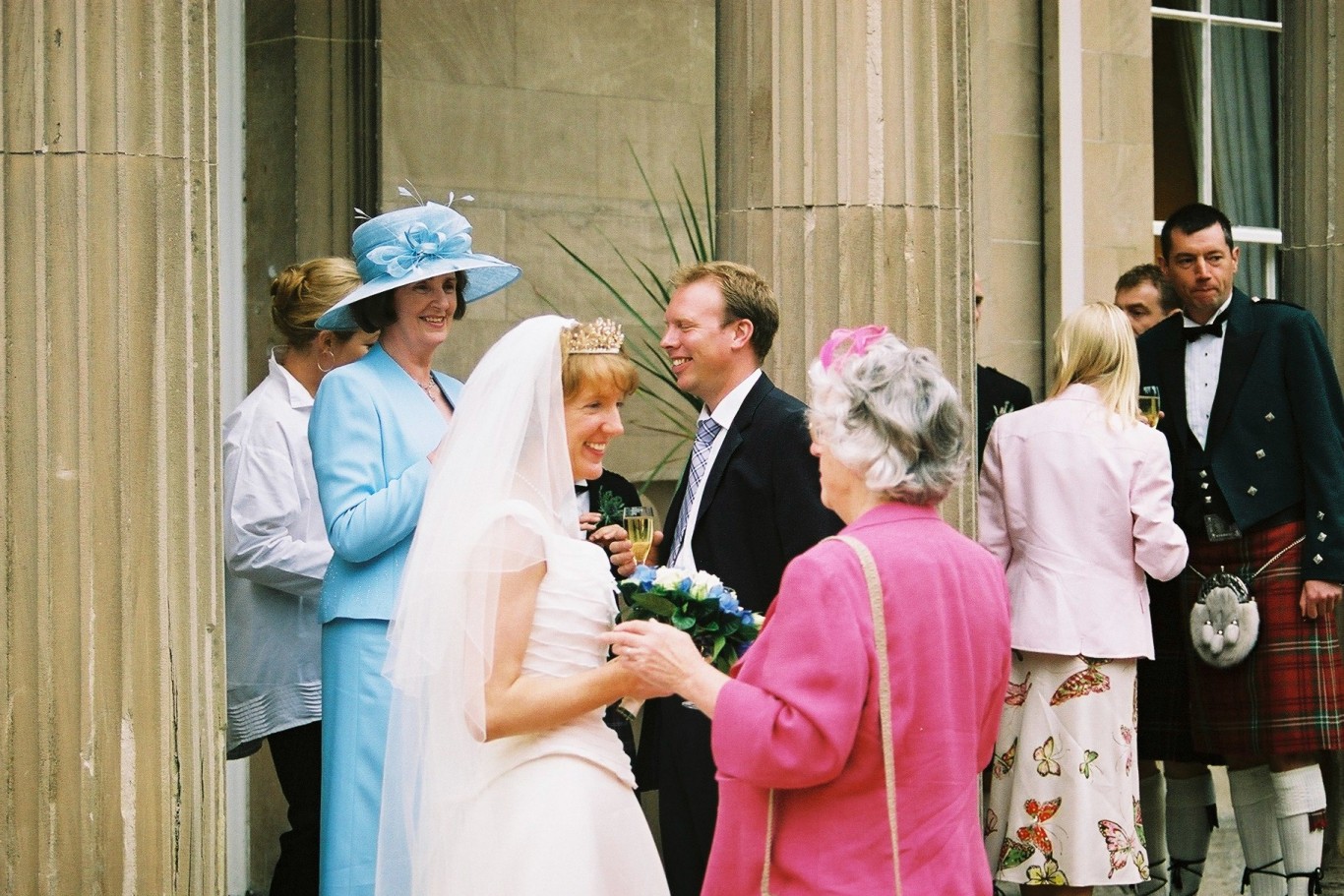 Bride and mum