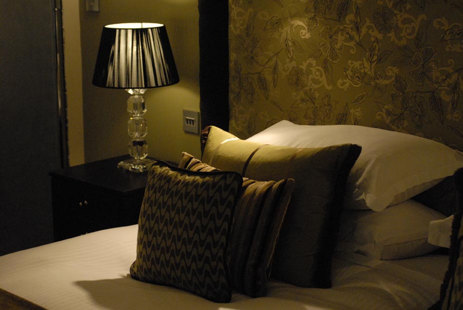 Room 8 pillow close up